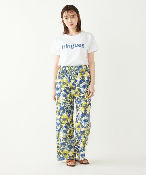 SHIPS for women / シップスウィメン Tシャツ | SHIPS Colors:FRINGUES ロゴ プリント TEE | 詳細24
