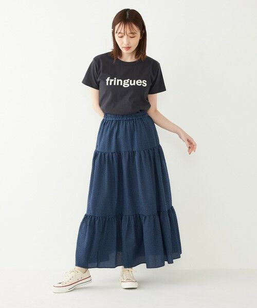 SHIPS for women / シップスウィメン Tシャツ | SHIPS Colors:FRINGUES ロゴ プリント TEE | 詳細29