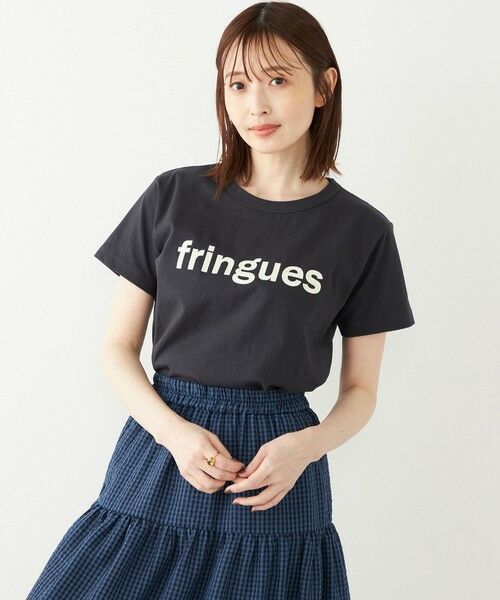 SHIPS for women / シップスウィメン Tシャツ | SHIPS Colors:FRINGUES ロゴ プリント TEE | 詳細30