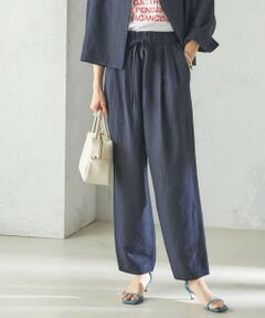 SHIPS / シップス その他パンツ | SHIPS Primary Navy Label:麻 レーヨン イージー パンツ