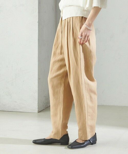 SHIPS / シップス その他パンツ | SHIPS Primary Navy Label:麻 レーヨン イージー パンツ | 詳細9