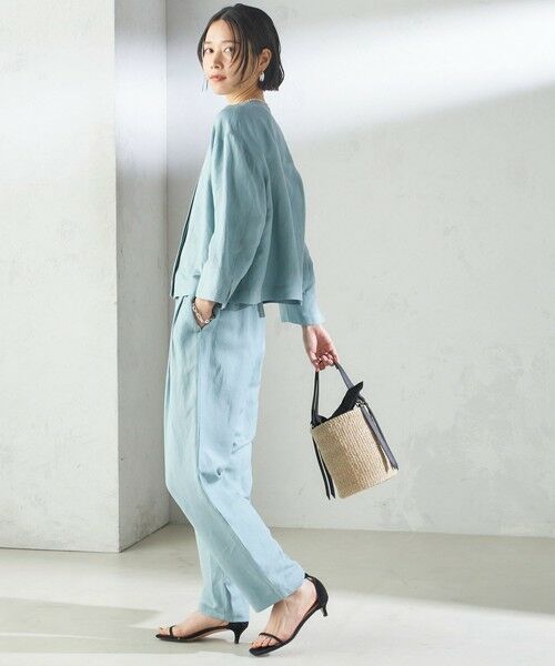 SHIPS / シップス その他パンツ | SHIPS Primary Navy Label:麻 レーヨン イージー パンツ | 詳細24