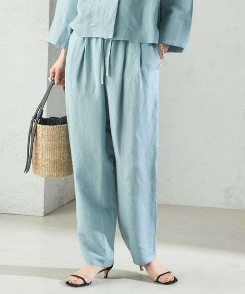 SHIPS / シップス その他パンツ | SHIPS Primary Navy Label:麻 レーヨン イージー パンツ | 詳細29