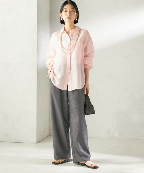 SHIPS / シップス その他パンツ | 〈手洗い可能〉ツイル ドロスト パンツ | 詳細24