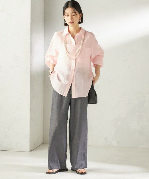 SHIPS / シップス その他パンツ | 〈手洗い可能〉ツイル ドロスト パンツ | 詳細25