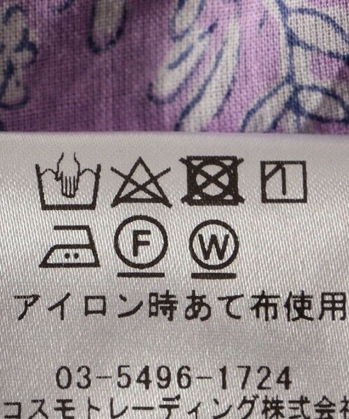 SHIPS for women / シップスウィメン ロング・マキシ丈ワンピース | Fanaka:〈手洗い可能〉ブロック プリント ワンピース | 詳細9
