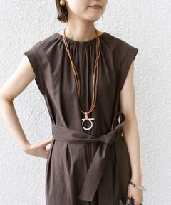 SHIPS / シップス サロペット・オールインワン | * 〈洗濯機可能〉ネック ギャザー オールインワン ◇