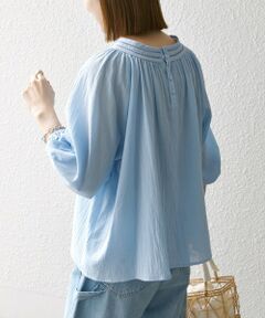 SHIPS / シップス シャツ・ブラウス | SHIPS any:〈洗濯機可能〉楊柳 シアー レース フレア パフスリーブ ブラウス