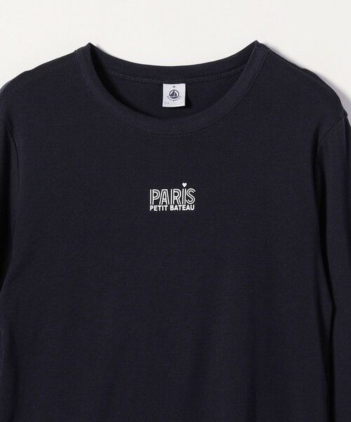 SHIPS for women / シップスウィメン Tシャツ | 【SHIPS any別注】PETIT BATEAU:〈洗濯機可能〉PARIS プリントロンTEE | 詳細3