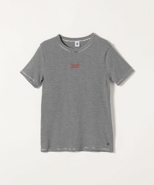 SHIPS for women / シップスウィメン Tシャツ | 《追加予約》【SHIPS any別注】PETIT BATEAU: PARIS プリント ボーダー コンパクト TEE | 詳細6