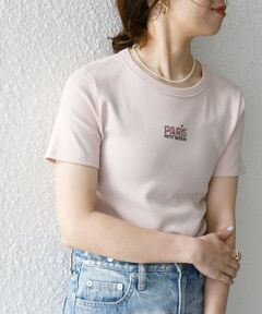 【SHIPS any別注】PETIT BATEAU:〈洗濯機可能〉PARIS プリント コンパクト TEE