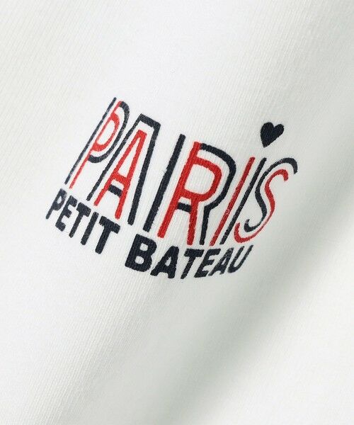 SHIPS for women / シップスウィメン Tシャツ | 《一部追加予約》【SHIPS any別注】PETIT BATEAU:〈洗濯機可能〉PARIS プリント コンパクト TEE | 詳細6