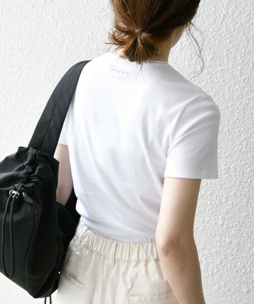 SHIPS for women / シップスウィメン Tシャツ | 【SHIPS any別注】PETIT BATEAU:〈洗濯機可能〉PARIS プリント コンパクト TEE | 詳細2