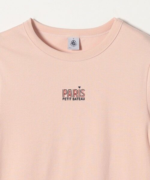 SHIPS for women / シップスウィメン Tシャツ | 《一部追加予約》【SHIPS any別注】PETIT BATEAU:〈洗濯機可能〉PARIS プリント コンパクト TEE | 詳細10