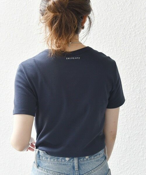 SHIPS for women / シップスウィメン Tシャツ | 《一部追加予約》【SHIPS any別注】PETIT BATEAU:〈洗濯機可能〉PARIS プリント コンパクト TEE | 詳細16