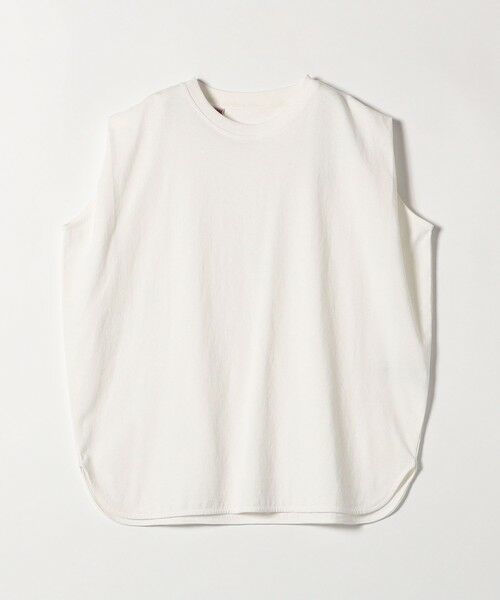 SHIPS / シップス Tシャツ | SHIPS any:〈抗菌防臭/洗濯機可能〉USAコットン ラウンドヘム ノースリーブ TEE | 詳細12