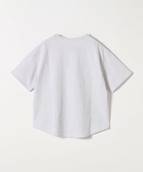 SHIPS for women / シップスウィメン Tシャツ | 《追加予約》【SHIPS any別注】THE KNiTS: ラウンドヘム ロゴ ショート TEE 24SS | 詳細25