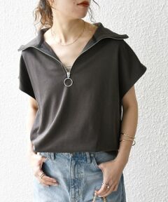 SHIPS / シップス その他トップス | SHIPS any:〈洗濯機可能〉ミニ裏毛 ハーフ ジップ フレンチ プルオーバー