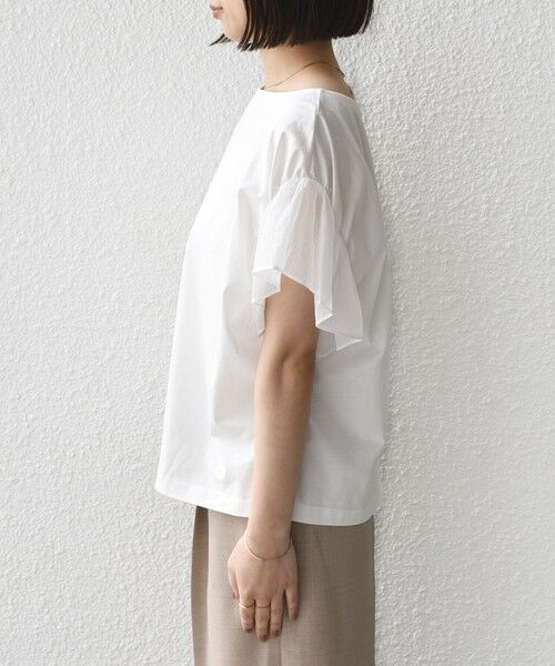 SHIPS / シップス Tシャツ | 【WEB限定】SHIPS Colors:〈手洗い可能〉シルケット 天竺 オーバー トップス◇ | 詳細4