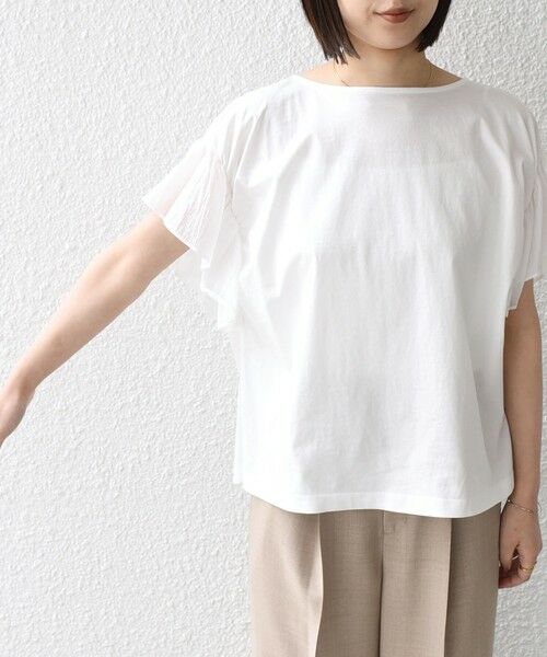 SHIPS / シップス Tシャツ | 【WEB限定】SHIPS Colors:〈手洗い可能〉シルケット 天竺 オーバー トップス◇ | 詳細5