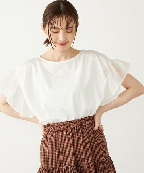 SHIPS / シップス Tシャツ | 【WEB限定】SHIPS Colors:〈手洗い可能〉シルケット 天竺 オーバー トップス◇ | 詳細12