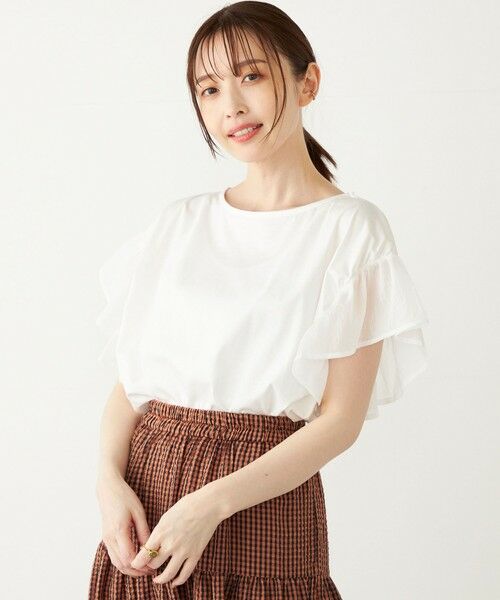 SHIPS / シップス Tシャツ | 【WEB限定】SHIPS Colors:〈手洗い可能〉シルケット 天竺 オーバー トップス◇ | 詳細13