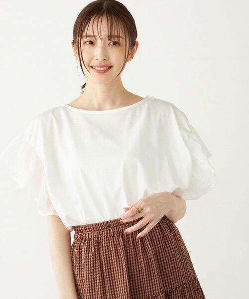 SHIPS / シップス Tシャツ | 【WEB限定】SHIPS Colors:〈手洗い可能〉シルケット 天竺 オーバー トップス◇ | 詳細14