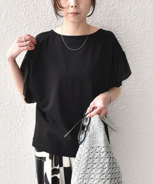 SHIPS / シップス Tシャツ | 【WEB限定】SHIPS Colors:〈手洗い可能〉シルケット 天竺 オーバー トップス◇ | 詳細24