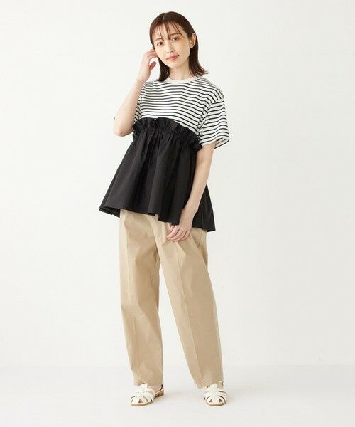 SHIPS for women / シップスウィメン Tシャツ | SHIPS Colors:〈手洗い可能〉フハクドッキング ボーダー TEE◇ | 詳細23