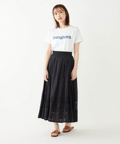 SHIPS for women / シップスウィメン ロング・マキシ丈スカート | SHIPS Colors:〈手洗い可能〉コットン エンブロイダリー スカート | 詳細30