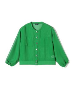 SHIPS / シップス ノーカラージャケット | SHIPS Colors:〈手洗い可能〉メッシュ ノーカラー ハオリ◇