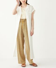 SHIPS / シップス ロング・マキシ丈ワンピース | SHIPS Colors:〈洗濯機可能〉リネン サファリ シャツ ワンピース