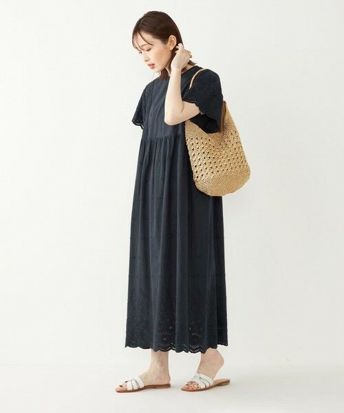 SHIPS for women / シップスウィメン ロング・マキシ丈ワンピース | SHIPS Colors:〈手洗い可能〉コットン エンブロイダリー ワンピース | 詳細27