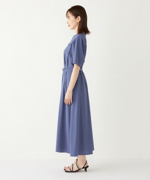 SHIPS for women / シップスウィメン ロング・マキシ丈ワンピース | SHIPS Colors:〈洗濯機可能〉ジョーゼット スキッパー ワンピース | 詳細19