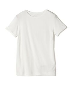 【SHIPS別注】assiette:〈手洗い可能〉レーヨン テレコ TEE