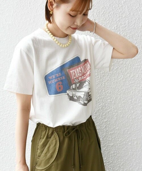 SHIPS for women / シップスウィメン Tシャツ | 【SHIPS別注】Odub:〈手洗い可能〉ロゴ プリント TEE | 詳細6