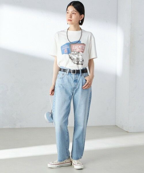 SHIPS for women / シップスウィメン Tシャツ | 【SHIPS別注】Odub:〈手洗い可能〉ロゴ プリント TEE | 詳細15