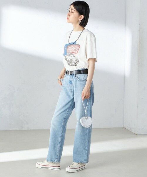 SHIPS for women / シップスウィメン Tシャツ | 【SHIPS別注】Odub:〈手洗い可能〉ロゴ プリント TEE | 詳細16