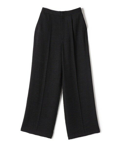 手洗い可能〉麻混 タック ワイド パンツ （その他パンツ