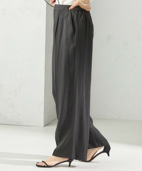 SHIPS / シップス その他パンツ | 〈手洗い可能〉麻混 タック ワイド パンツ | 詳細7