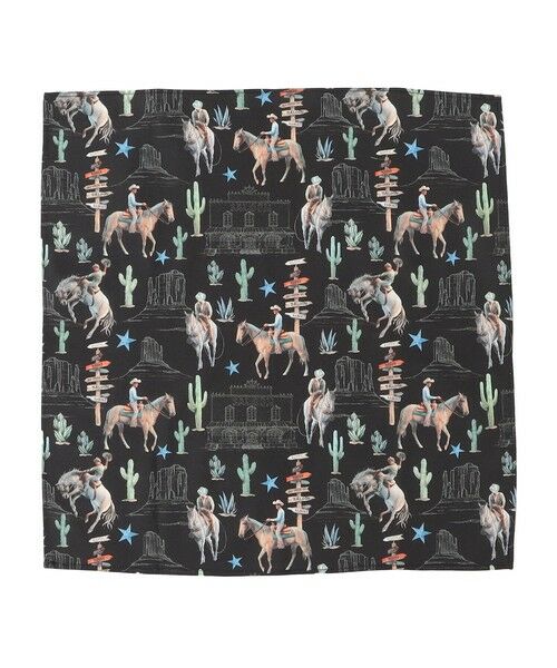 SHIPS / シップス バンダナ・スカーフ | ROCKMOUNT:バンダナ(チャコールグレー)