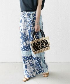 SHIPS / シップス その他パンツ | SHIPS any: スカーフ パネル サイドライン イージー ワイドパンツ