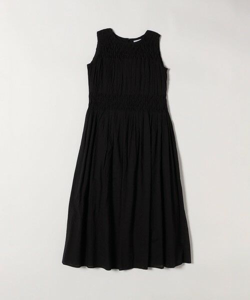 SHIPS / シップス ロング・マキシ丈ワンピース | 《一部追加予約》【WEB限定】SHIPS any: ハンドスモッキング コットン フレア ノースリーブ ワンピース | 詳細12