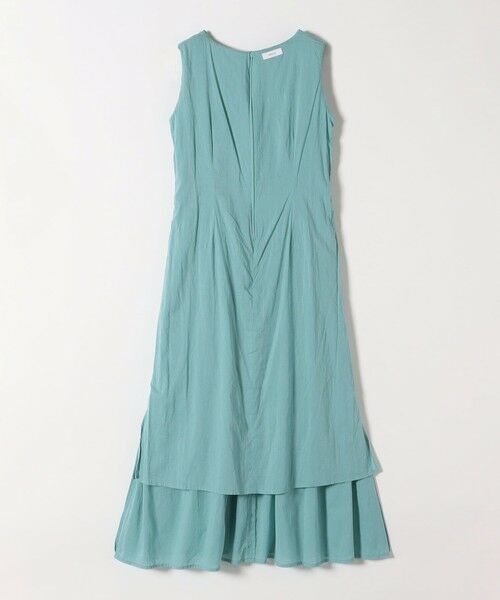 SHIPS / シップス ロング・マキシ丈ワンピース | 【WEB限定】SHIPS any: ハンドスモッキング  コットン フレア ノースリーブ ワンピース | 詳細28