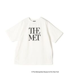 SHIPS Colors:THE MET コラボ ロゴ プリントTシャツ