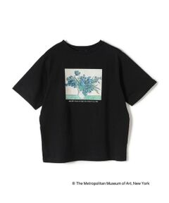 SHIPS Colors:THE MET GOGH IRISES コラボ プリント Tシャツ◇