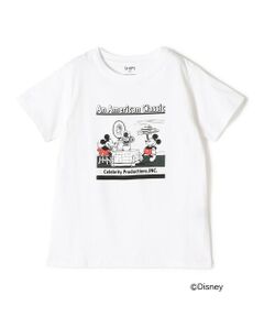 SHIPS Colors:ミッキーマウス ミニーマウス デザイン Tシャツ