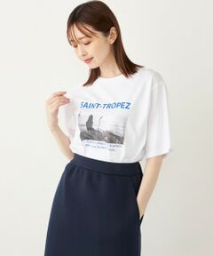 SHIPS Colors: SAINT TROPEZ フォト TEE◇