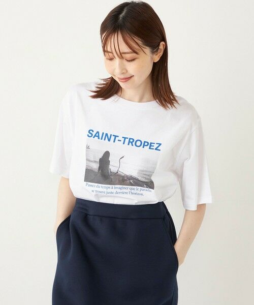 SHIPS for women / シップスウィメン Tシャツ | SHIPS Colors: SAINT TROPEZ フォト TEE◇ | 詳細12