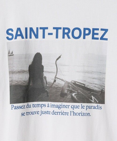 SHIPS for women / シップスウィメン Tシャツ | SHIPS Colors: SAINT TROPEZ フォト TEE◇ | 詳細6